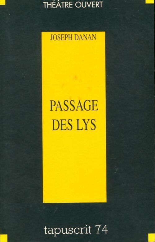 Passage des lys - Joseph Danan - Livre