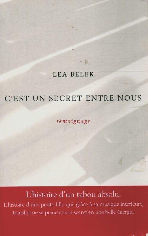 C'est un secret entre nous - Léa Belek - Livre