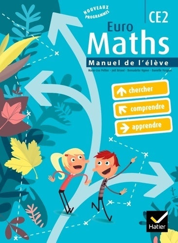 Euro maths CE2 - Joël Briand - Livre