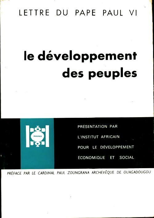 Le développement des peuples - Paul VI - Livre
