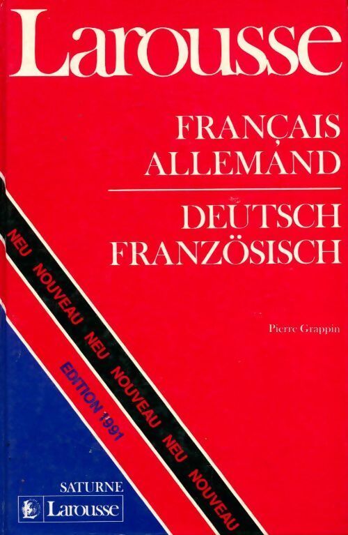 Dictionnaire français-allemand deutsch-französisches - Pierre Grappin - Livre
