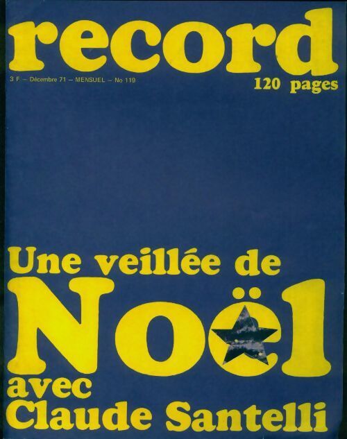 Record n°119 : Une veillée de Noël - Collectif - Livre