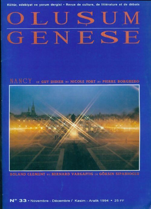 Olusum/Genese n°33 - Collectif - Livre