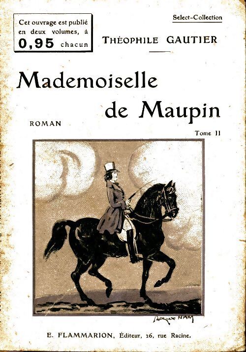 Mademoiselle de Maupin Tome II  - Théophile Gautier - Livre