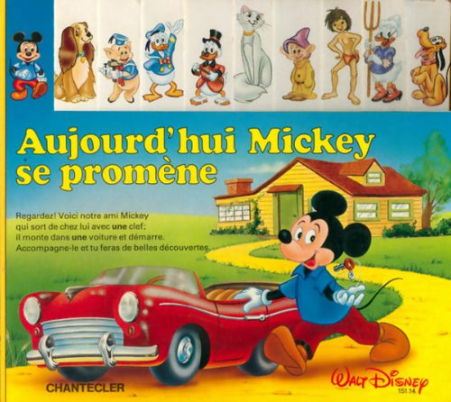 Aujourd'hui Mickey se promène - Disney - Livre