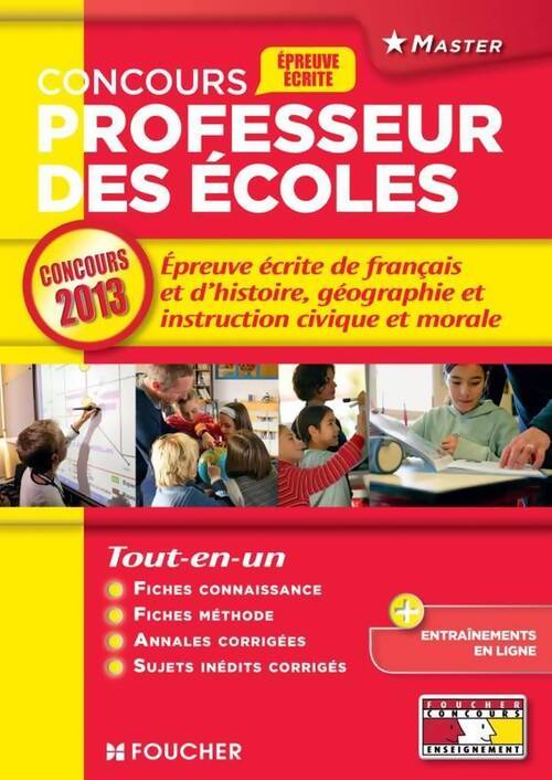 Concours professeurs des écoles 2013 : Epreuve écrite de français et d'histoire, géographie et instruction civique et morale - Isabelle Lebrat - Livre
