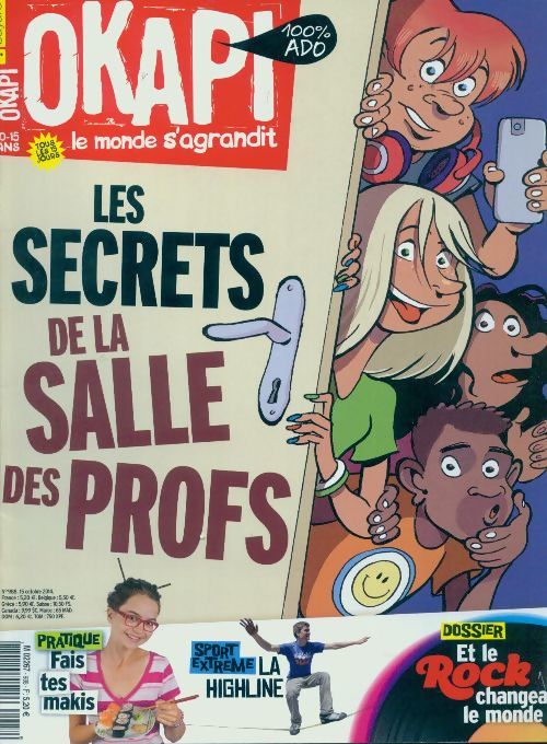 Okapi n°988 : Les secrets de la salle des profs - Collectif - Livre