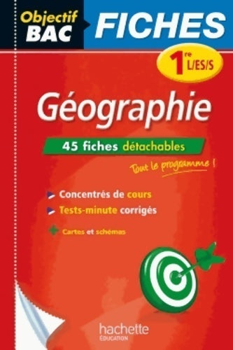 Géographie 1ère L, ES, S - Armand Léonard - Livre
