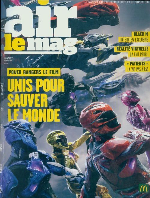 Air le mag n°77 : Power rangers - Collectif - Livre