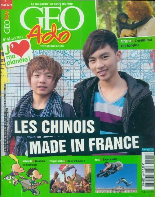 Géo Ado n°98 : Les chinois en France - Collectif - Livre