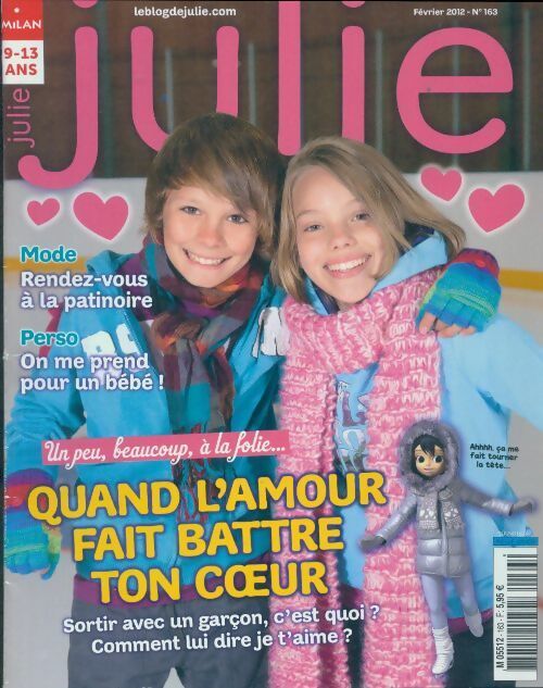 Julie n°163: Quand l'amour fait battre ton coeur - Collectif - Livre