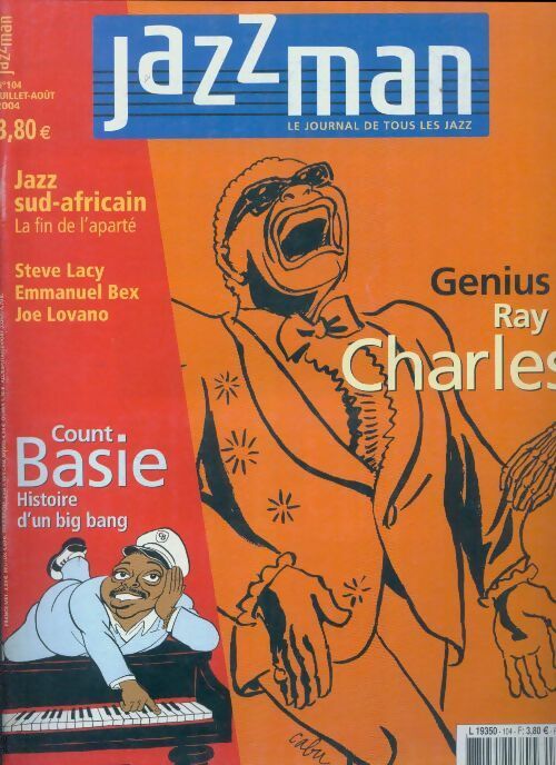 Jazzman n°104 : Ray Charles - Collectif - Livre