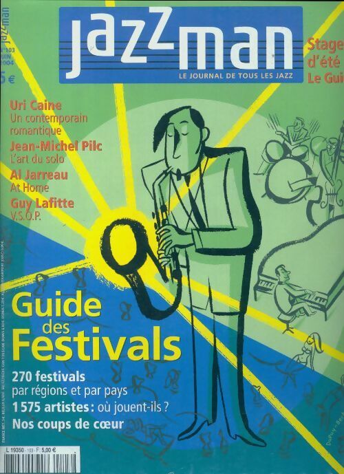  Jazzman n°103 : Guide des festivals - Collectif - Livre