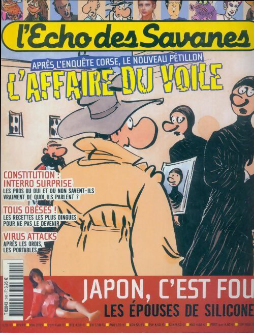 L'écho des savanes n°249 : L'affaire du voile - Collectif - Livre