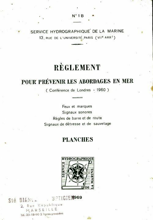 Règlement pour prévenir les abordages en mer - Inconnu - Livre