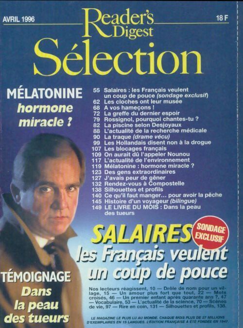 Reader's digest sélection avril 1996 - Collectif - Livre