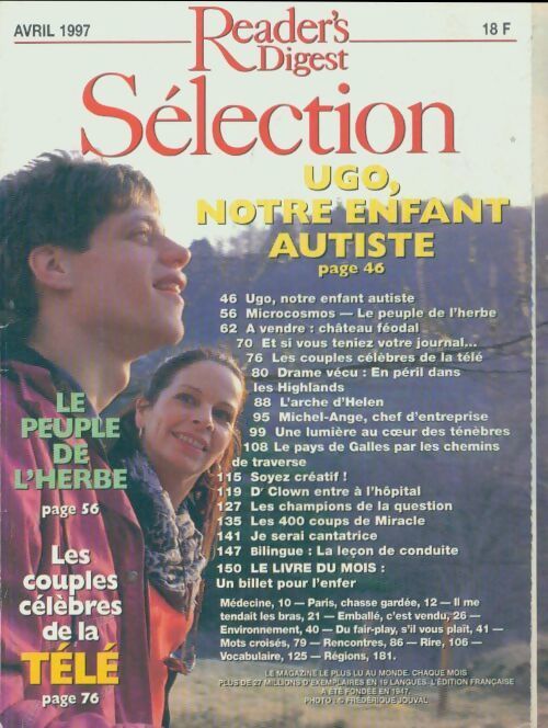Reader's digest sélection avril 1997 - Collectif - Livre