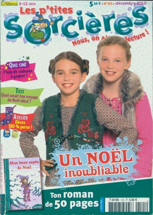 Les p'tites sorcières n°125 : Un Noël inoubliable / mon beau sapin de Noël - Collectif - Livre