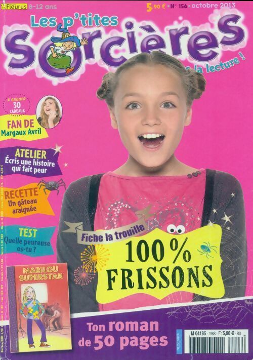 Les p'tites sorcières n°156 : 100% frissons - Collectif - Livre