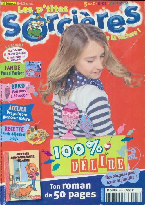 Les p'tites sorcières n°151 : 100% délire - Collectif - Livre