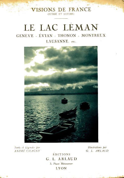 Le lac Léman - André Chagny - Livre