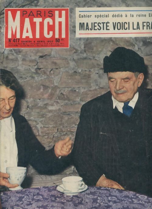 Paris Match n°417 : Majesté, voici la France - Collectif - Livre