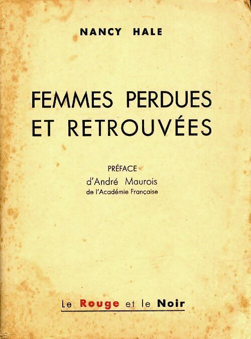 Femmes perdues et retrouvées - Nancy Hale - Livre
