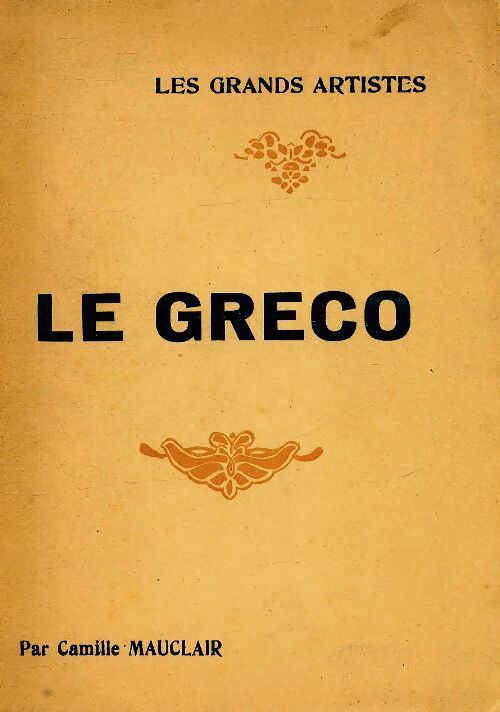 Le Greco - Camille Mauclair - Livre