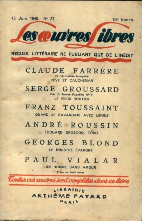 Rêve et cauchemar /  Le vieux routier / Quand je bavardais avec Lénine - Collectif - Livre
