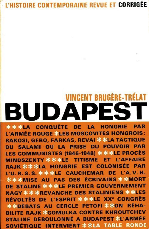 Budapest - Vincent Brugère-Trélat - Livre