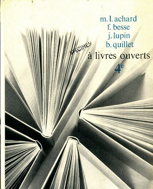 A livres ouverts 4e - Collectif - Livre