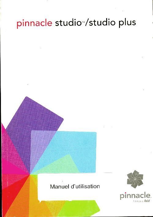 Pinacle studio / Studio plus manuel d'utilisation - Inconnu - Livre