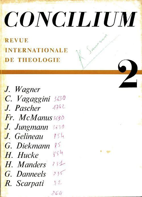 Concilium n°2 - Collectif - Livre