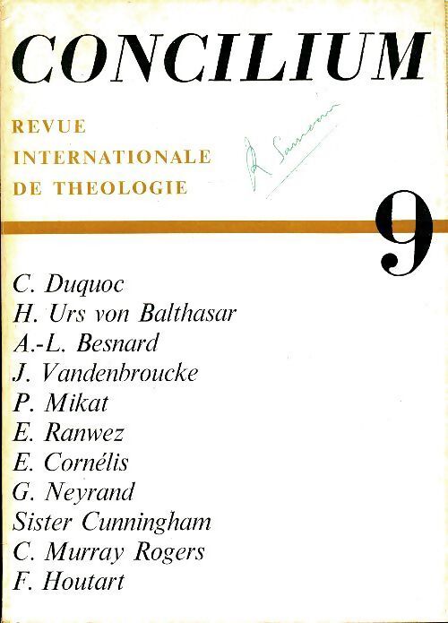Concilium n°9 - Collectif - Livre