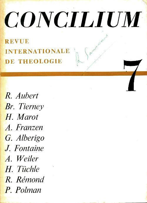 Concilium n°7 - Collectif - Livre