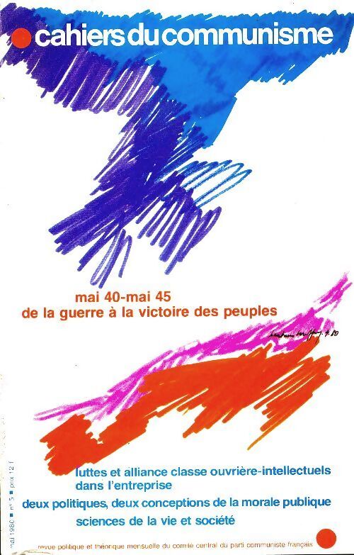 Cahiers du communisme n°5 - Collectif - Livre