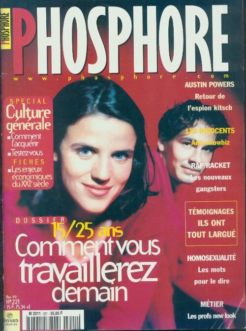 Phosphore n°221 : Comment vous travaillerez demain - Collectif - Livre
