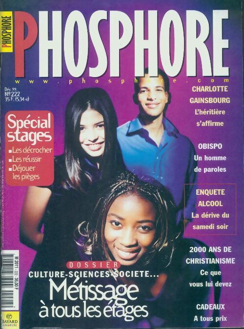Phosphore n°222 : Métissage à tous les âges - Collectif - Livre