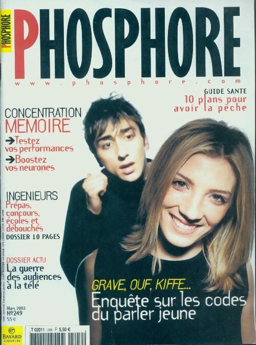 Phosphore n°249 : Concentration mémoire - Collectif - Livre