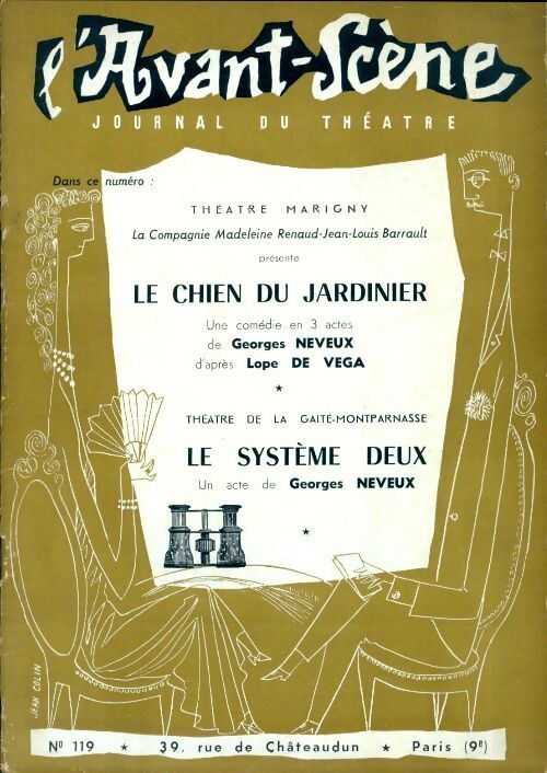 L'avant scène théâtre n°119 : Le chien du jardinier de g. Neveux - Collectif - Livre
