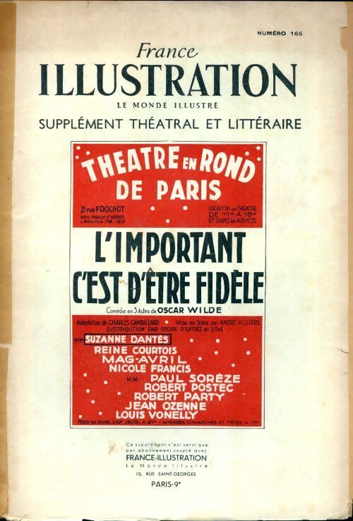 France-illustration supplément n°165 - Collectif - Livre