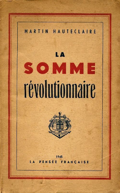 La Somme révolutionnaire - Martin Hauteclaire - Livre