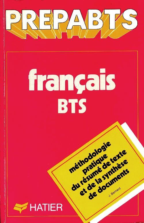 Français BTS - Jacqueline Bernard - Livre