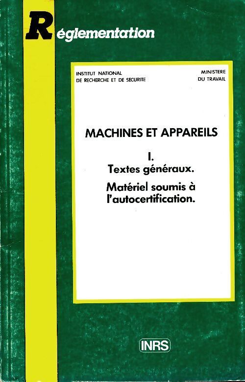 Machines et appareils - Collectif - Livre
