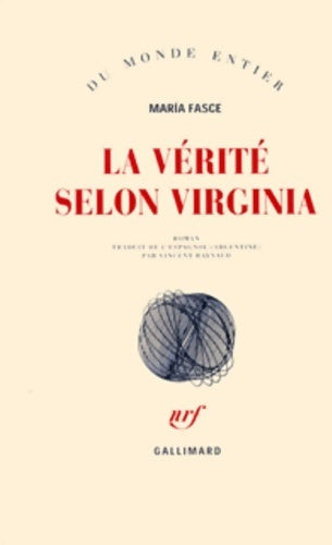 La vérité selon Virginia - María Fasce - Livre