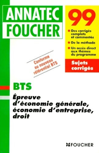 Droit épreuves de synthèse BTS - M. Lévêque - Livre
