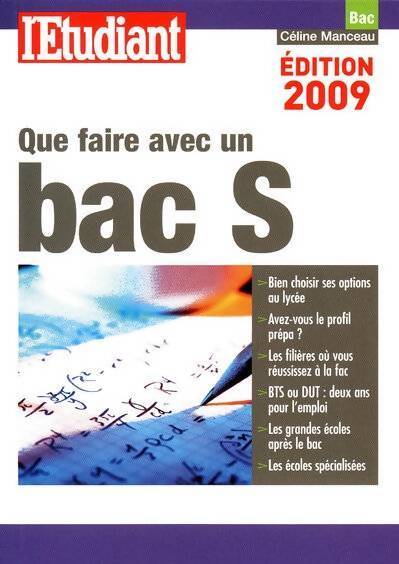 Que faire avec un bac S ? - Céline Manceau - Livre