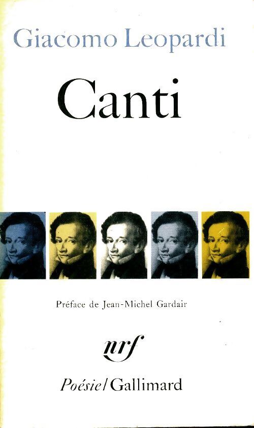 Canti / Oeuvres morales (choix) - Giacomo Leopardi - Livre