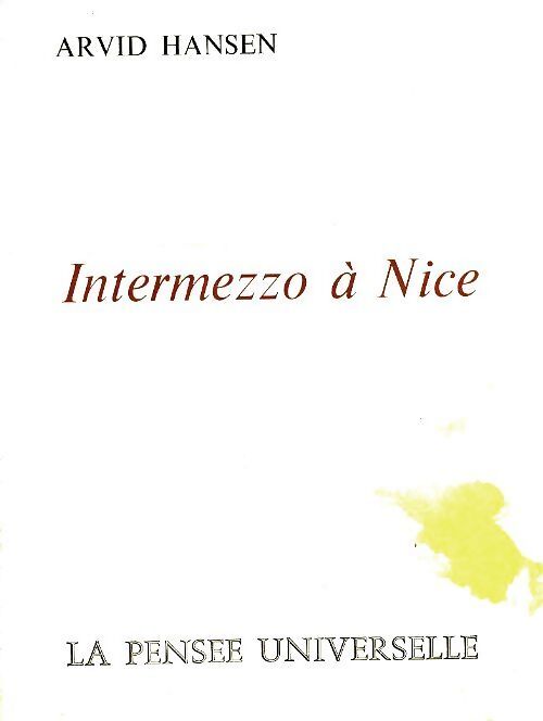 Intermezzo à Nice - Arvid Hansen - Livre