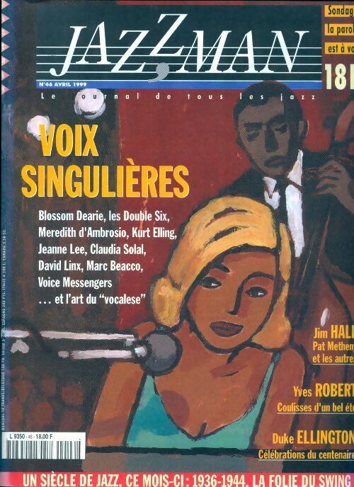 Jazzman n°46 : Voix singulières - Collectif - Livre
